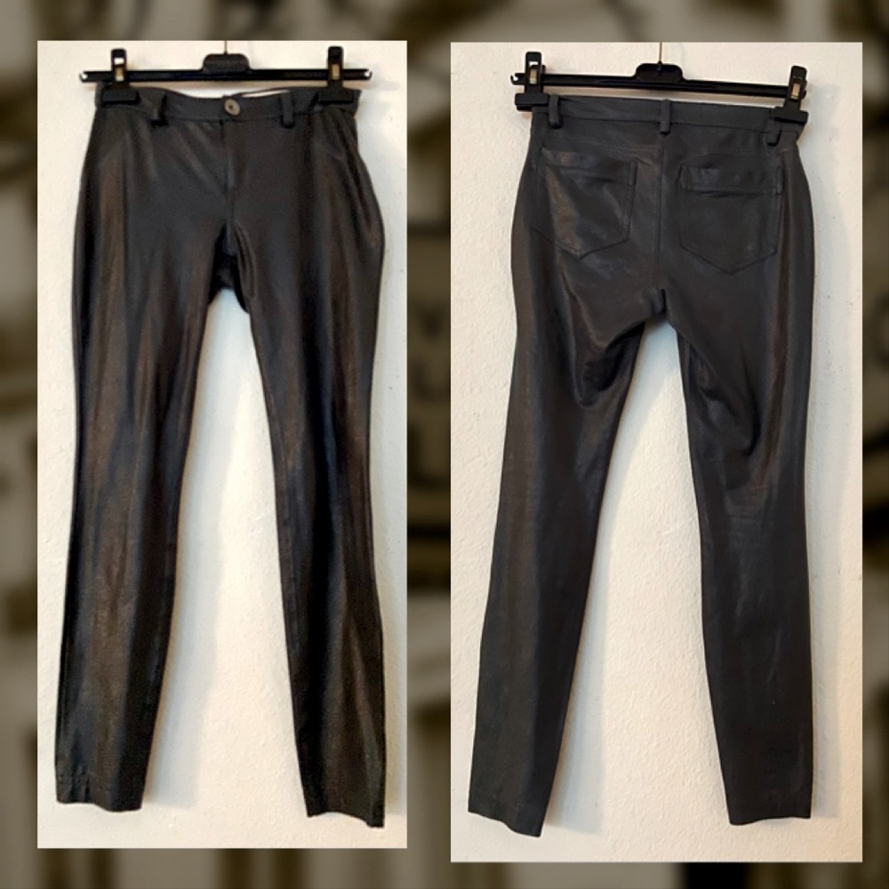 DKNY “Pleather” Leggings